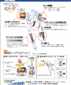 精和 エアーカーテンガン ACG-3T(エアカーテンガン)(ターンクリーン