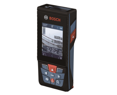 BOSCH データ転送レーザー距離計 GLM120C ＃カメラ機能搭載！測定画像