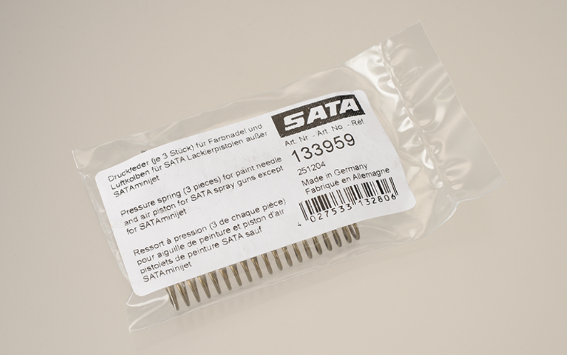 SATA エア圧力バネセット (3) 133959 ＃SATA スプレーガン用交換部品