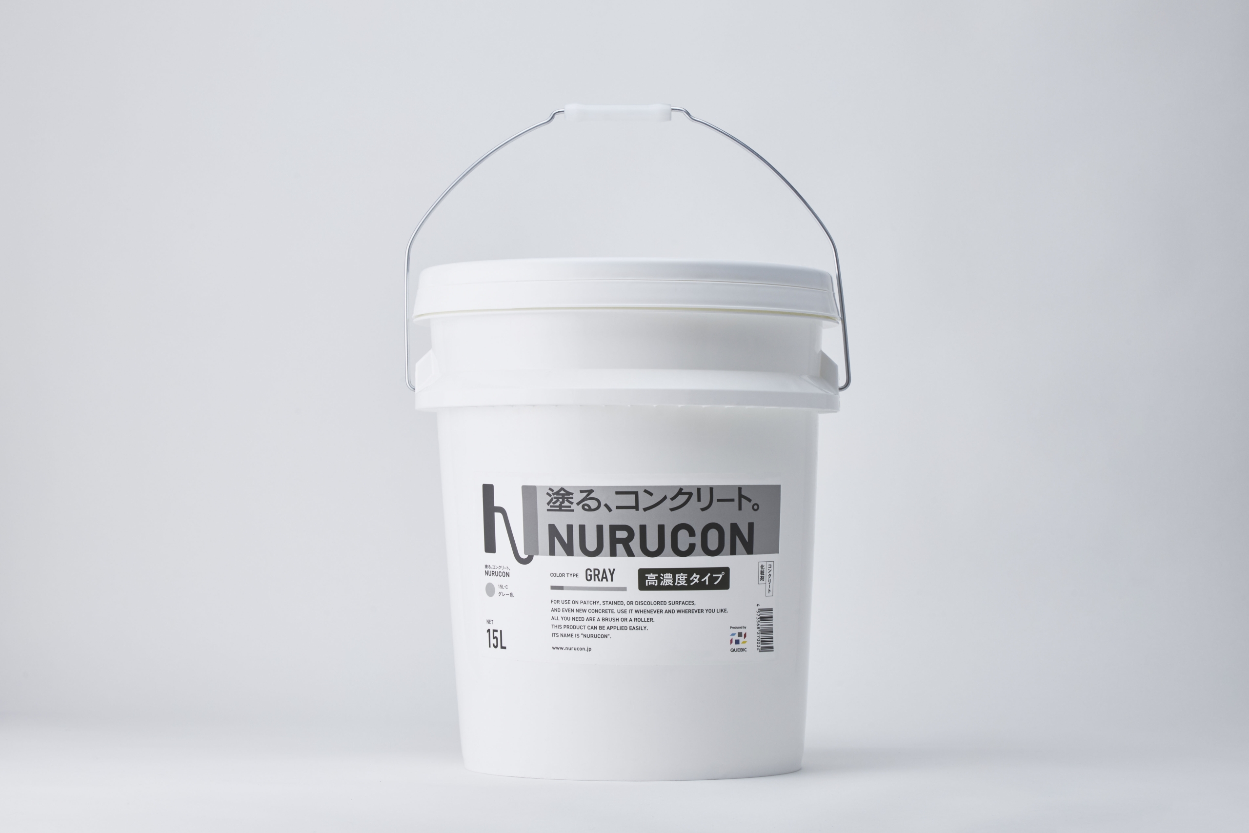化粧材料 NURUCONコンクリート化粧剤ヌルコン 15L高濃度タイプ (グレー) - 4
